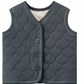Cotton Quilted Personalised button up Gilet