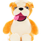 Bull Dog Personalised Teddy