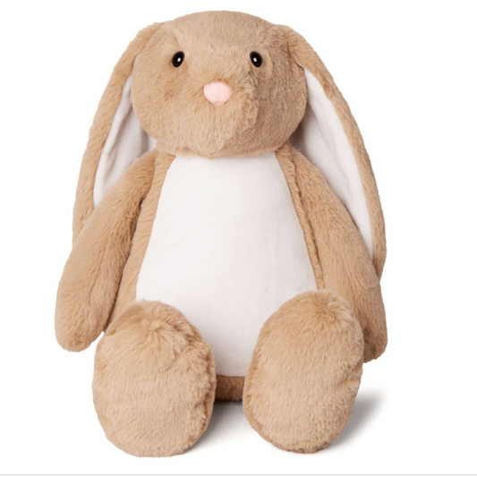 Beige  bunny Personalised Teddy