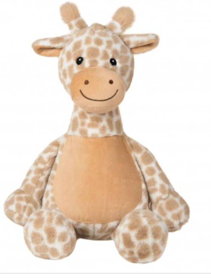 Giraffe Personalised Teddy