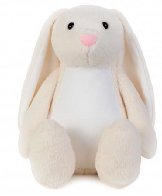 Cream bunny Personalised Teddy
