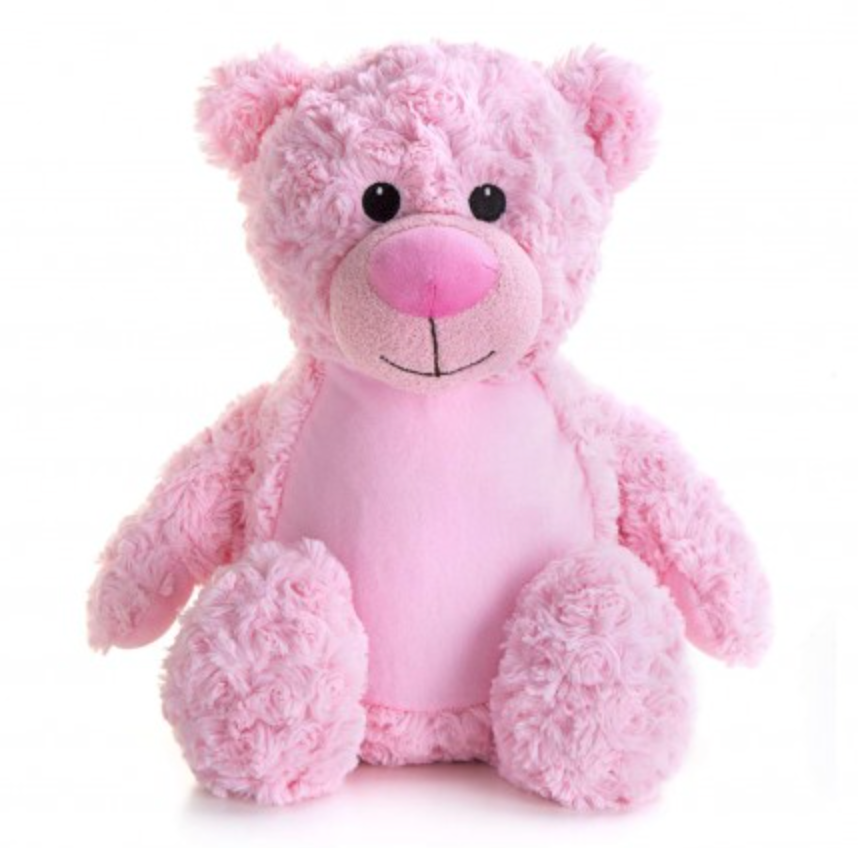 Pink Teddybear Personalised Teddy