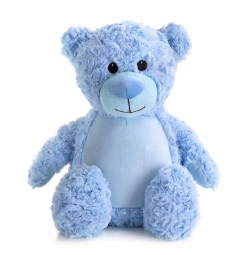 Blue Teddybear Personalised Teddy