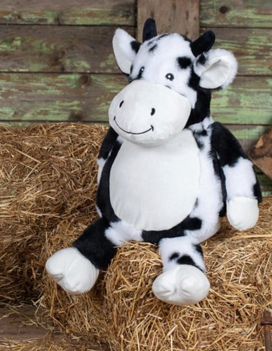 Zippie Cow Personalised Teddy