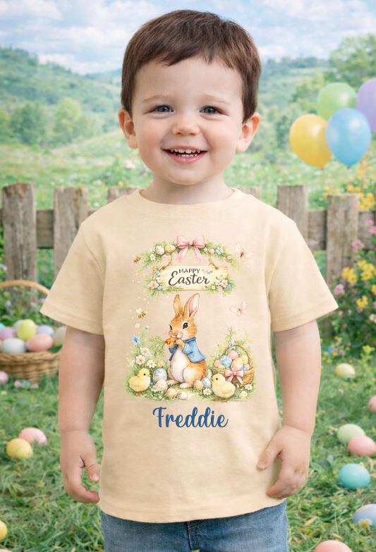 Peter Rabbit Easter personalised kids T-Shirt