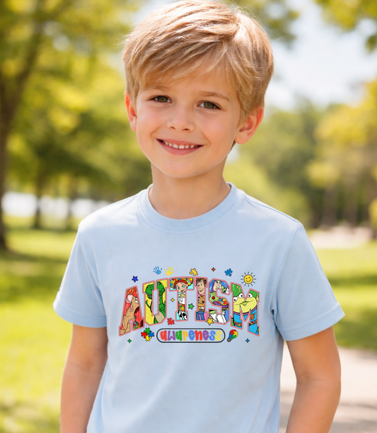 Autism Awareness Personalised kids T-Shirt