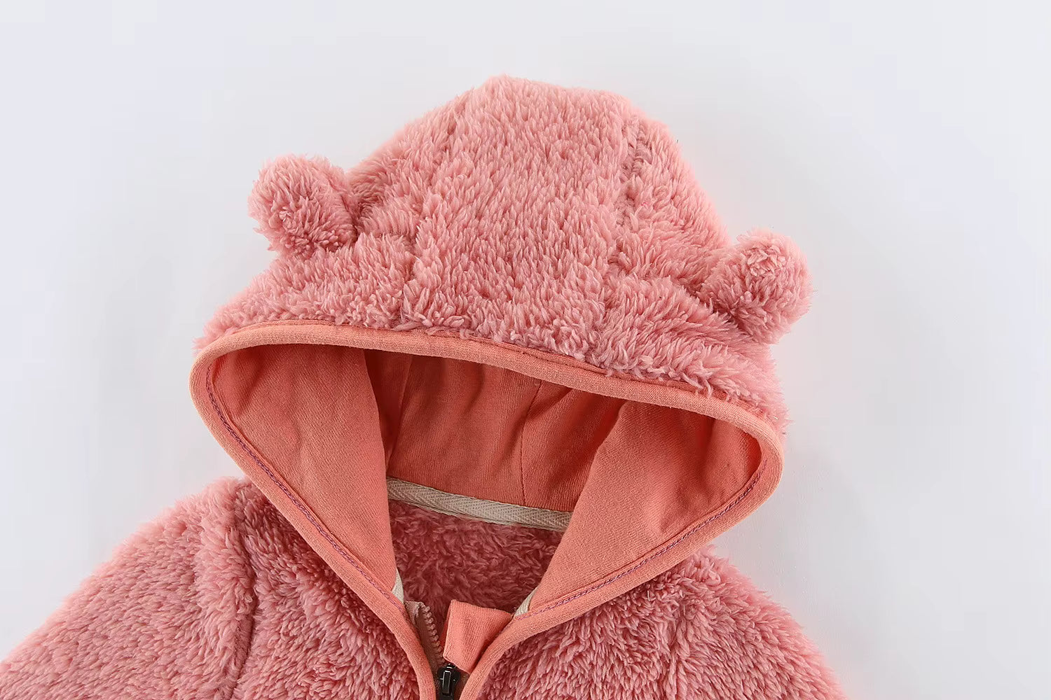 Baby Bear personalised teddy hooded coat jacket – From The Stork