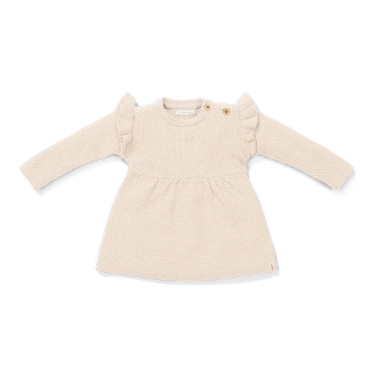 Knitted Dress Sand by Little Dutch