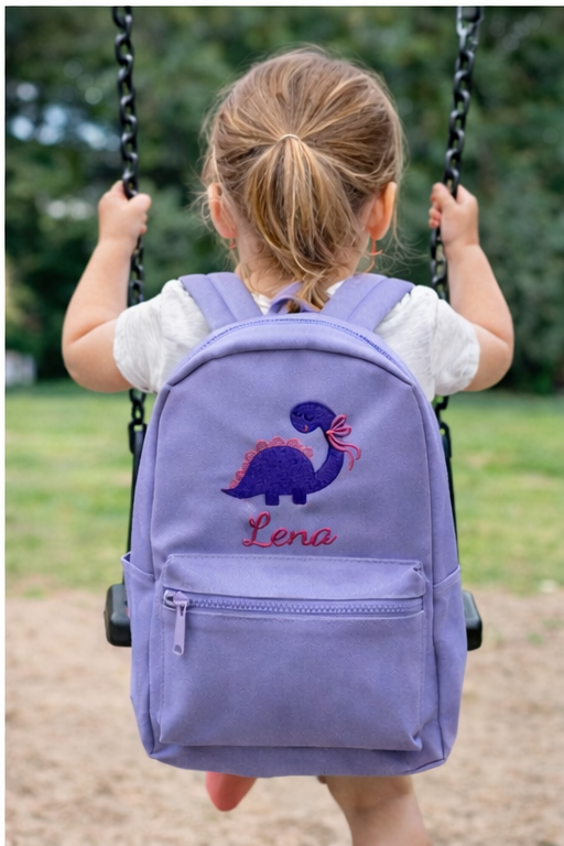 Personalised Dinosaur Design children's backpack