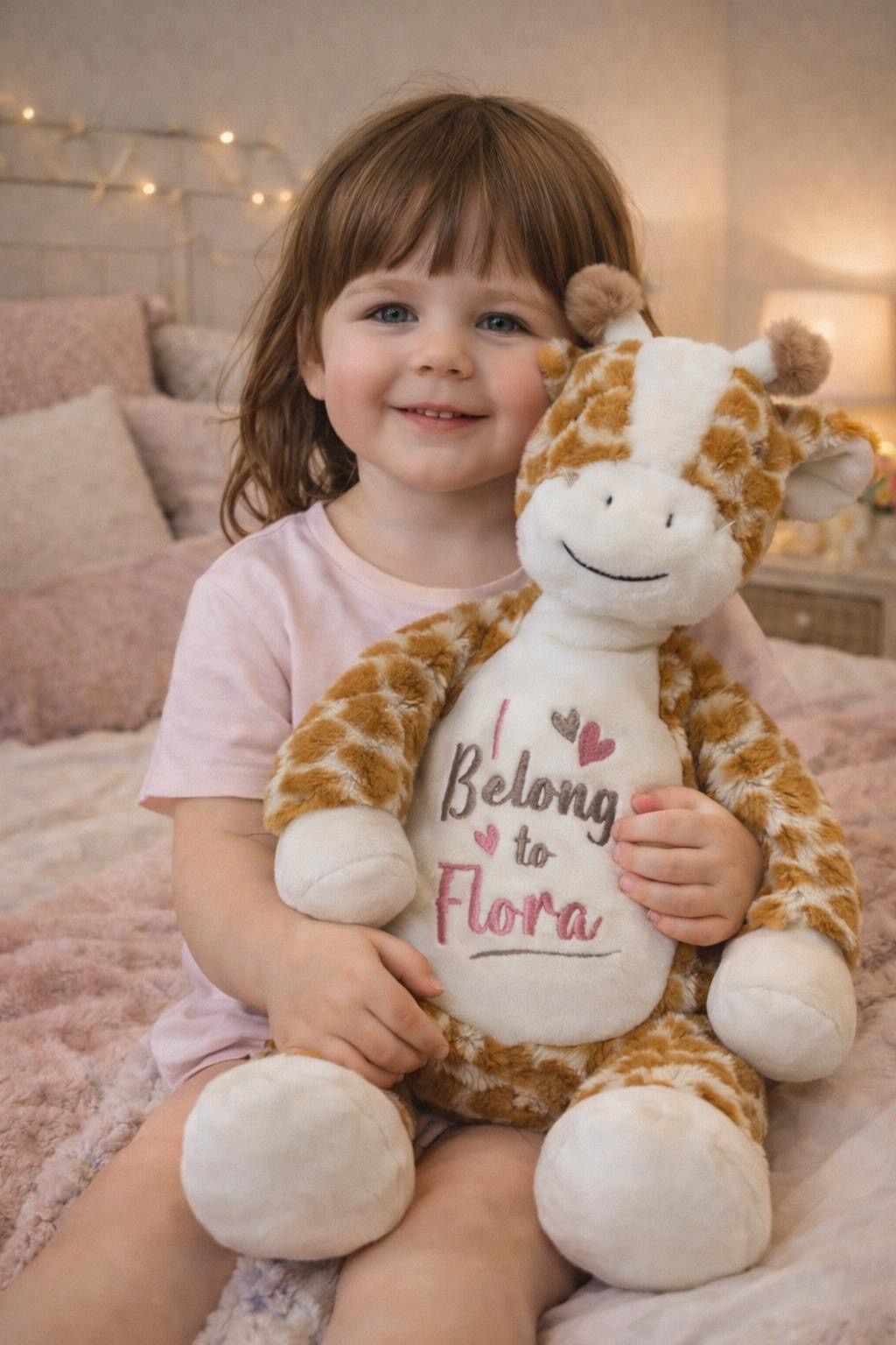 Giraffe Personalised Teddy