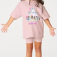 D6 Kids Personalised Cycle short summer t-shirt set
