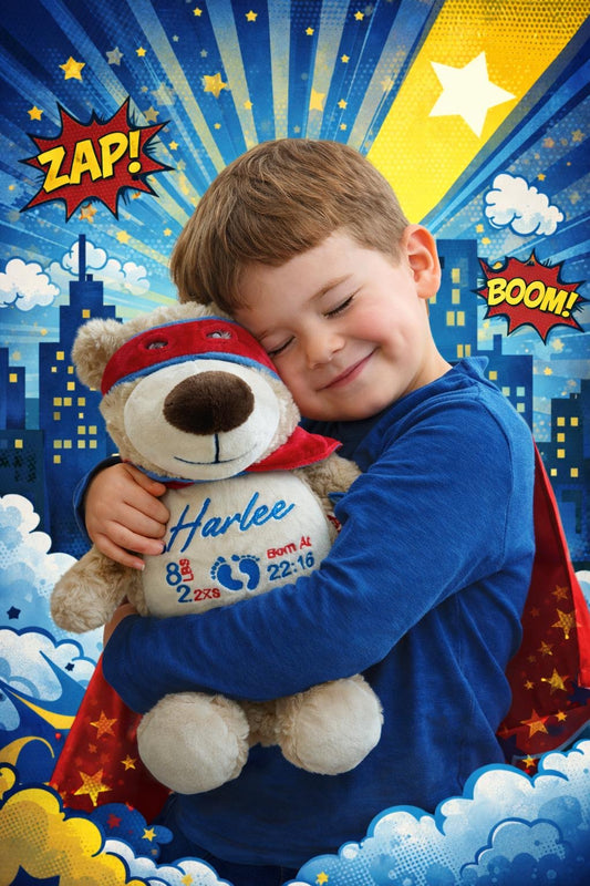Hero Bear Personalised Teddy