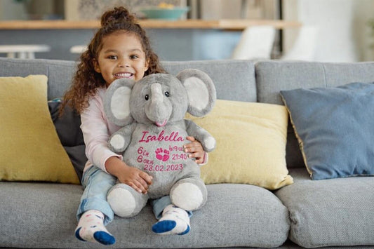 Ellie The Elephant Personalised Teddy