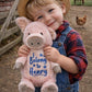 Farmyard Piggy Personalised Teddy