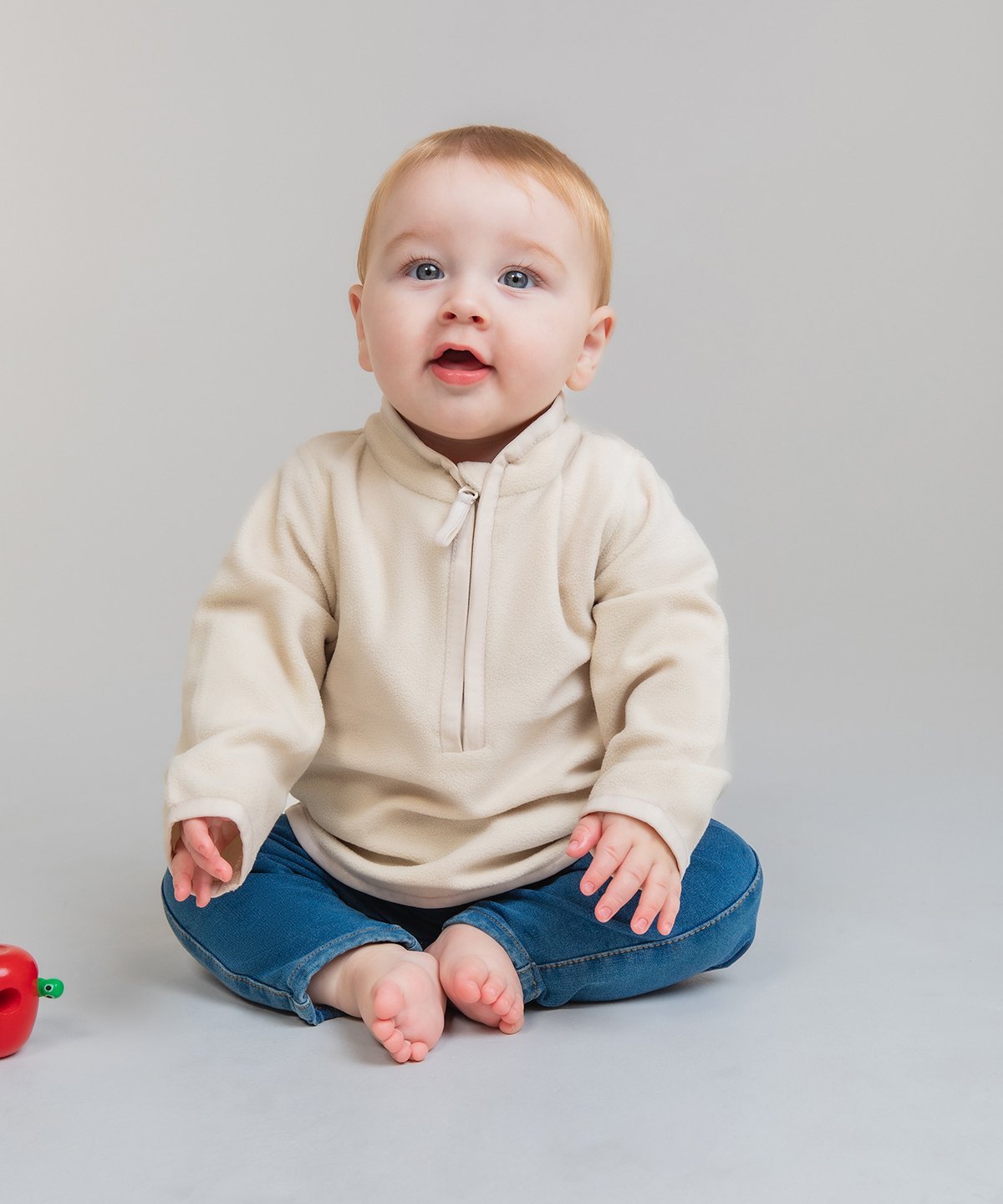 Microfleece personalised 1/4 zip top