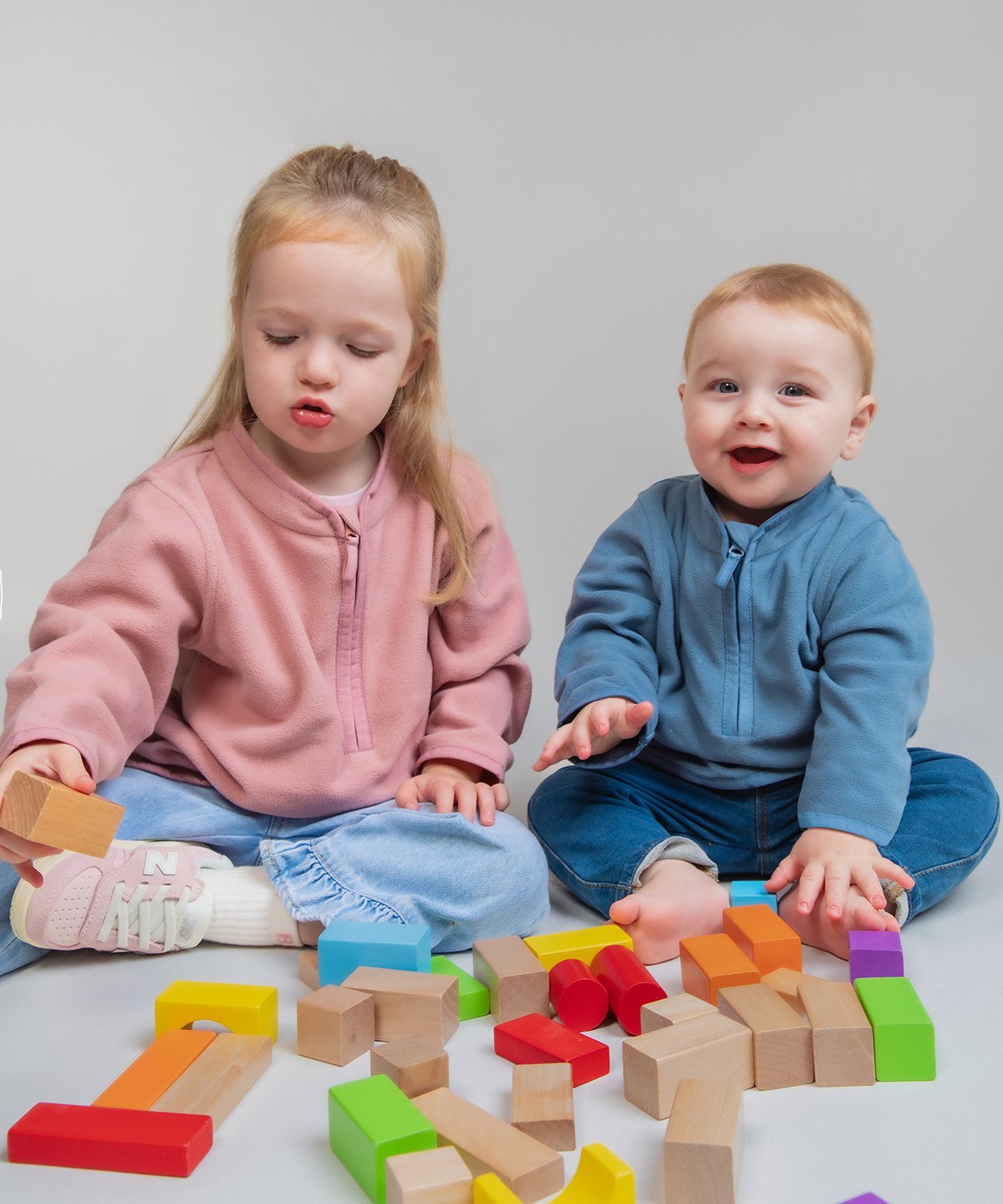 Microfleece personalised 1/4 zip top