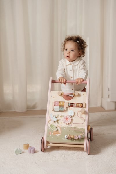 Pink Baby activity Walker by Little Dutch