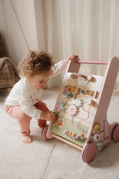 Pink Baby activity Walker by Little Dutch