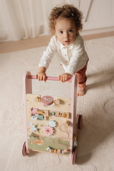 Pink Baby activity Walker by Little Dutch