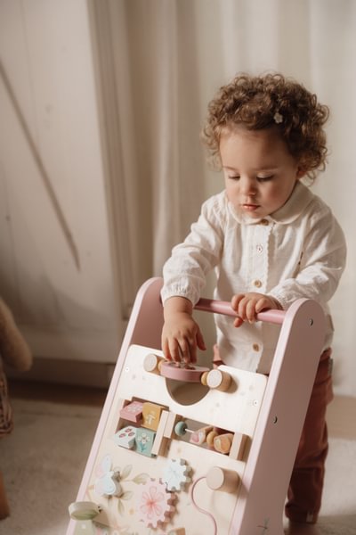 Pink Baby activity Walker by Little Dutch