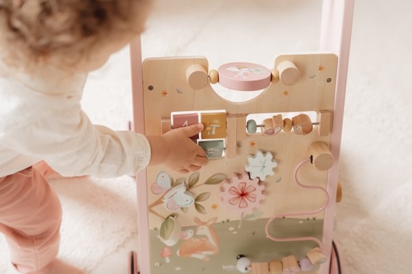 Pink Baby activity Walker by Little Dutch