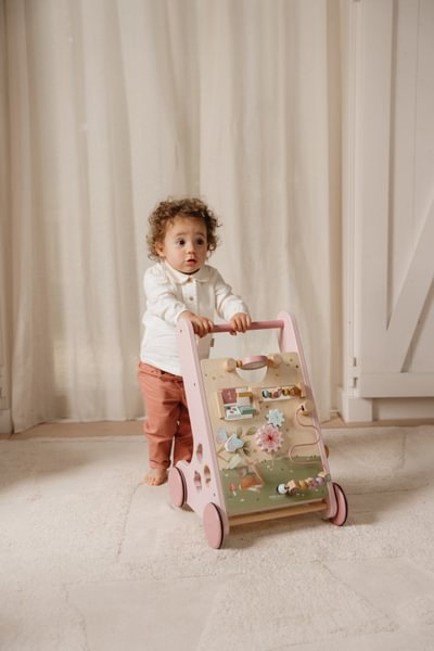 Pink Baby activity Walker by Little Dutch