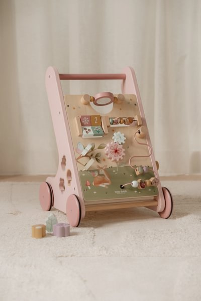 Pink Baby activity Walker by Little Dutch
