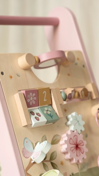 Pink Baby activity Walker by Little Dutch