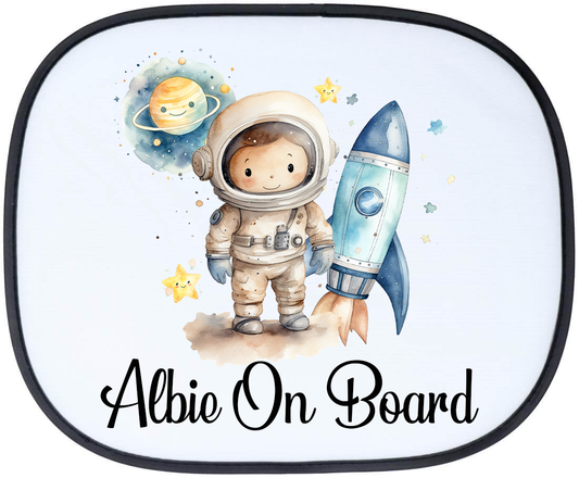 Space Design Personalised Car Sun Shade