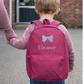Children's Backpack personalised with Bow Design