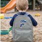 Children's Backpack personalised with Dino initial Design