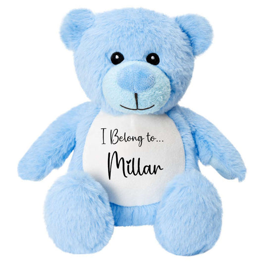 Blue Bear SnuggleMe Personalised Teddy - 19cm