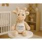 Giraffe SnuggleMe Personalised Teddy - 19cm