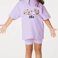 D9 Kids Personalised Cycle short summer t-shirt set