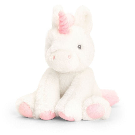 14CM KEELECO CUDDLE TWINCLE UNICORN (100% RECYCLED)