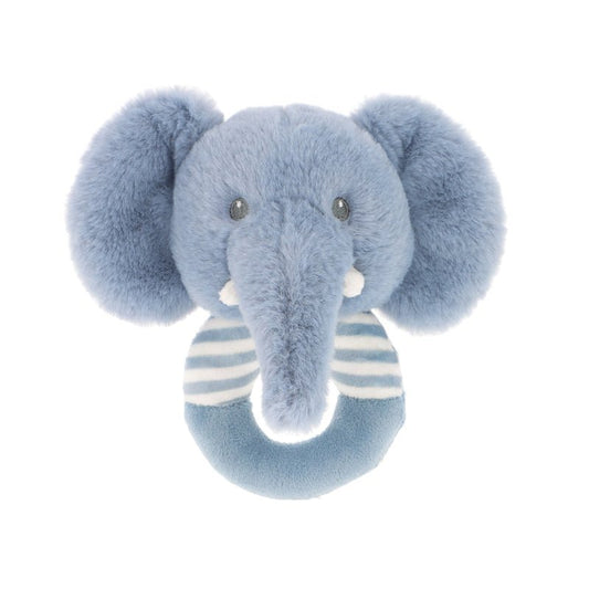 14CM KEELECO EZRA ELEPHANT RING RATTLE (100% RECYCLED)
