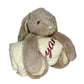30cm bunny Rabbit Teddy with Fleece Blanket