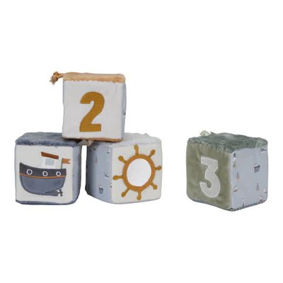4 Soft blocks - Sailors Bay by Little Dutch