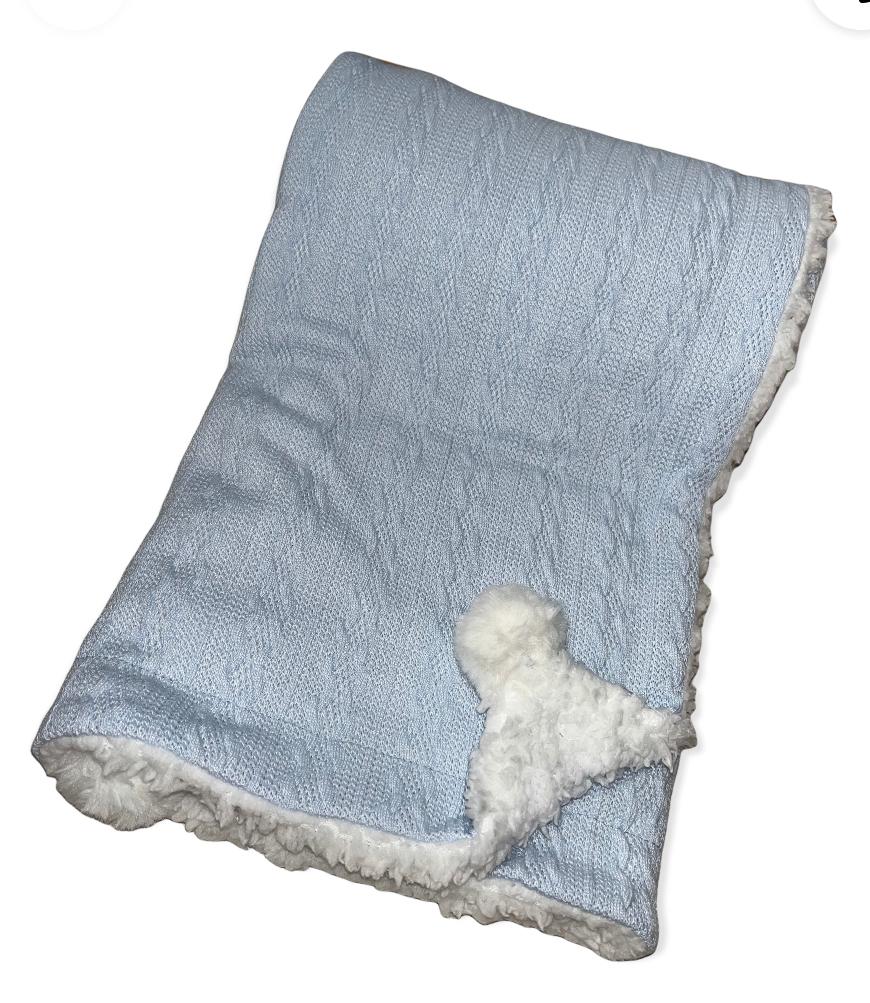 Huxley Baby Blanket Fox Design & Name