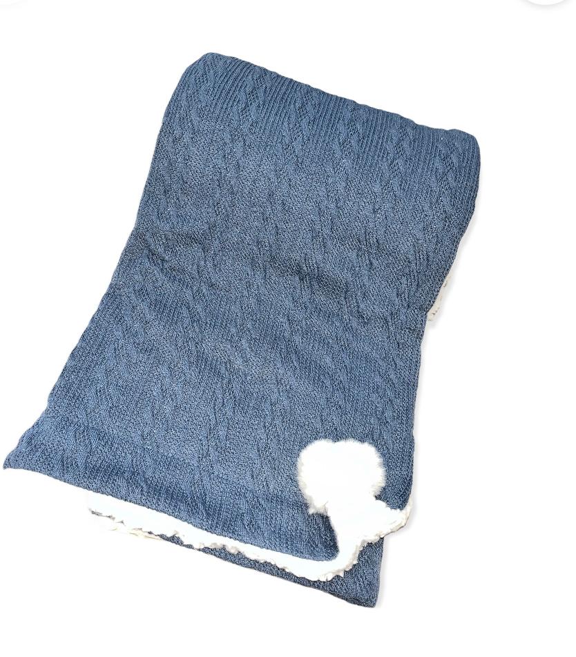 Huxley Baby Blanket Fox Design & Name