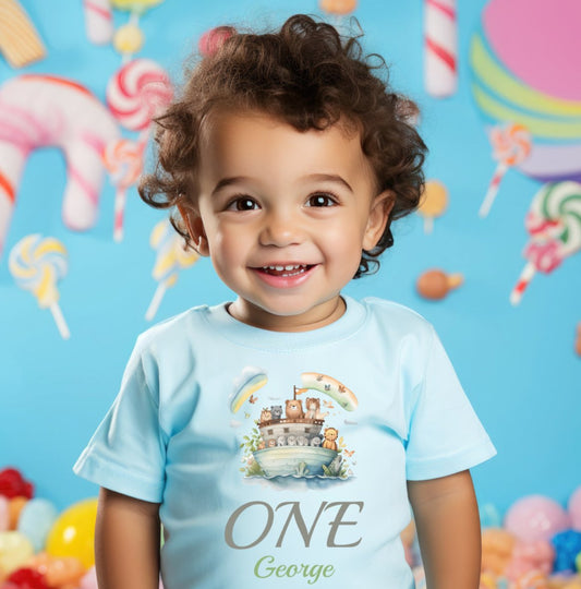Arc Personalised Birthday T-Shirt - Choose your age