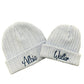 Blue Personalised Beanie Hat - 2 sizes available
