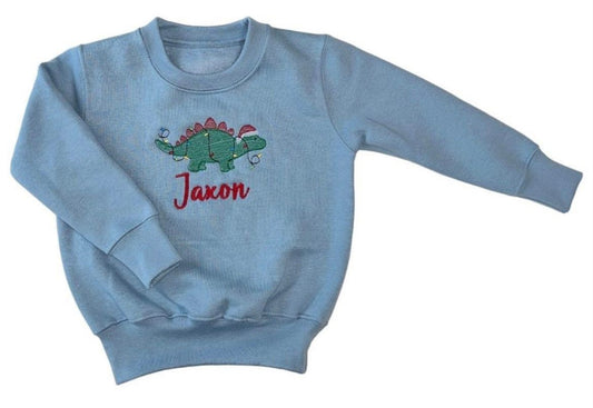 Christmas Design Jumper 'Dinosaur' personalised - Different Colours