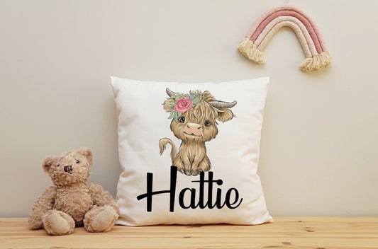 Cow Girl cushion - 40x40cm