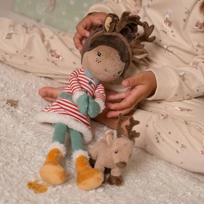 Cuddle Doll Christmas Evi by Little Dutch 35cm - PRE ORDER