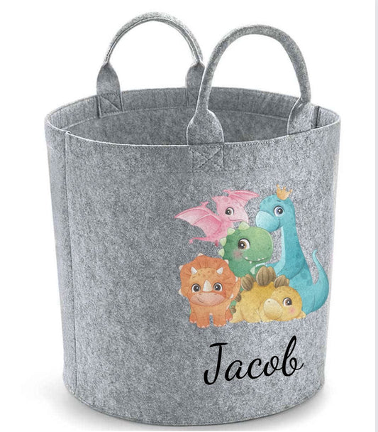 Dinosaurs Personalised Toy/Laundry Basket