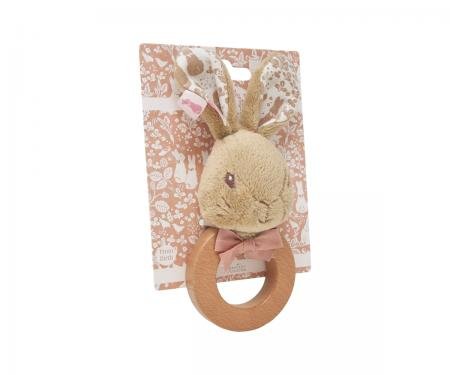 Flopsy Bunny Wooden Ring Rattle
