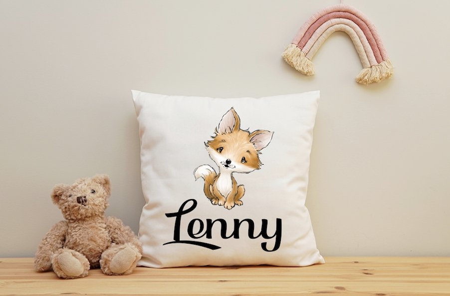 Fox Boy Cushion 40x40cm