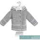 Grey knitted Baby Jacket