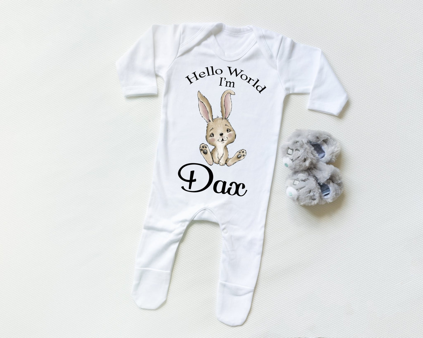 Hello world Rabbit Boy - Sleepsuit